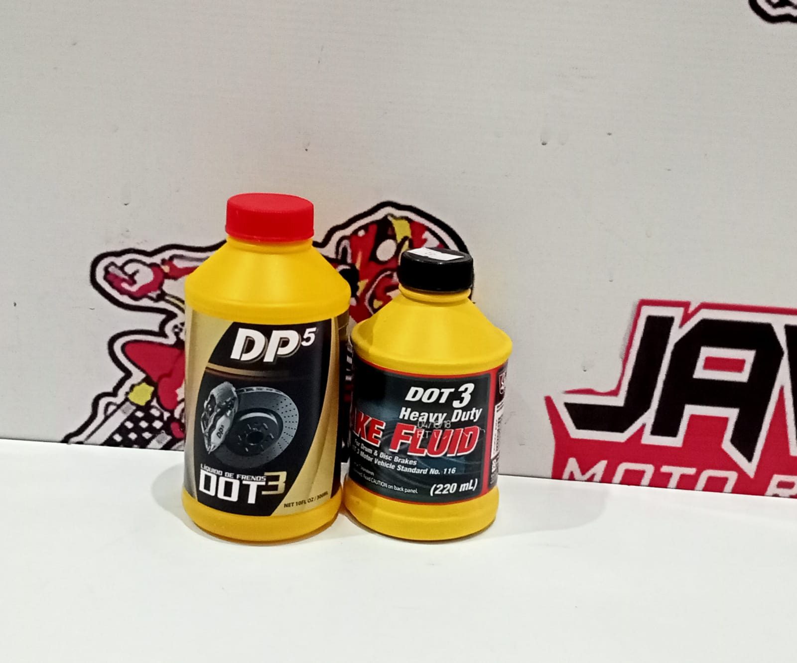 Líquido de frenos DOT 3 y DOT 4